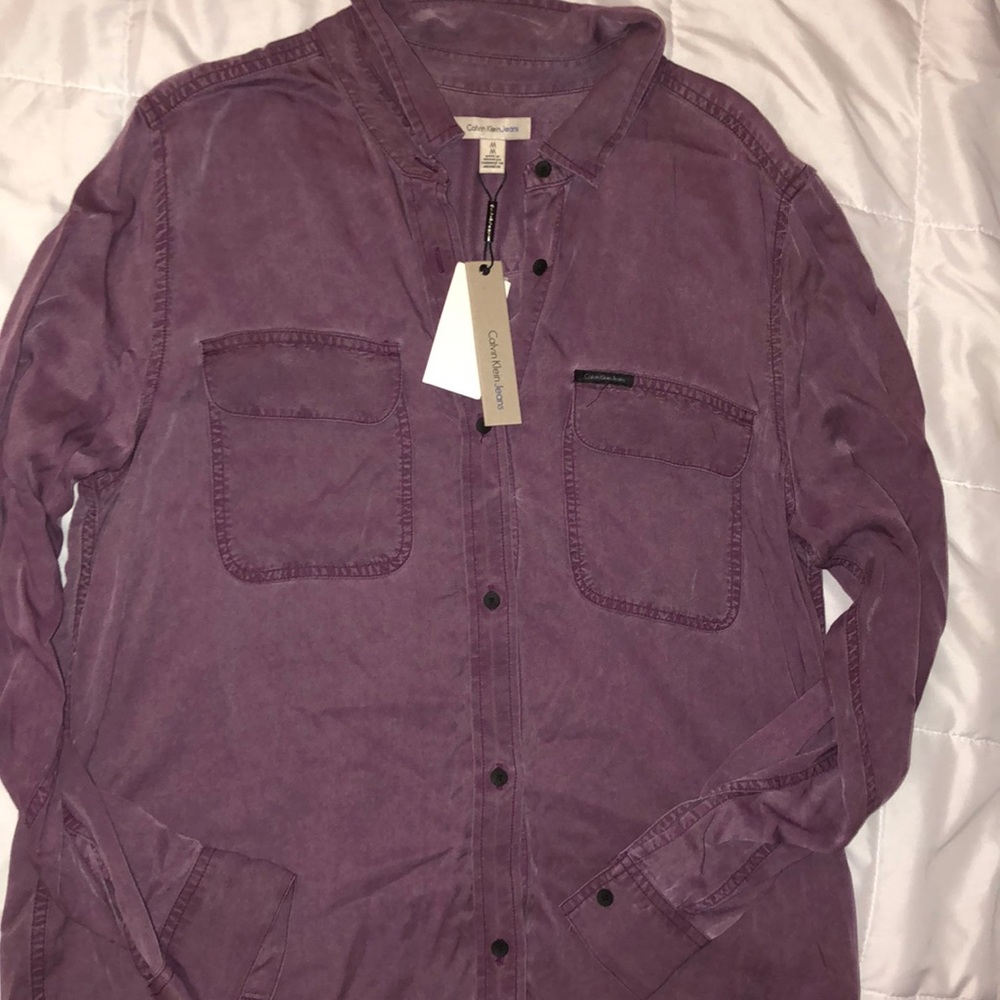 Calvin Klein Jeans- long sleeve button up shirt